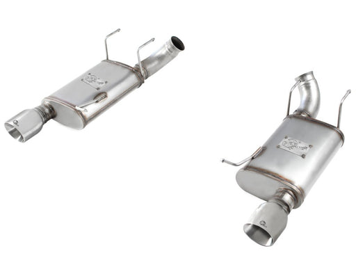 aFe MACHForce XP Exhaust 11-14 Ford Mustang GT V8-5.0L 3in. SS Axle-Back w/Polished Tips aFe Axle Back