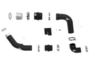 aFe 23-24 Ford Diesel Trucks V8-6.7L (td) BladeRunner Aluminum Hot and Cold Charge Pipe Kit - Black aFe Intercoolers