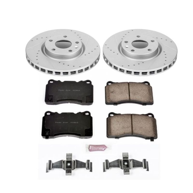 Power Stop 2014 Chevrolet Corvette Front Z23 Evolution Sport Brake Kit PowerStop Brake Kits - Performance D&S