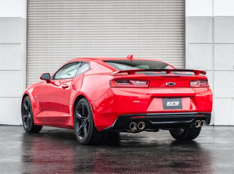 Borla Chevy 16-17 Camaro 6.2L ATAK Catback w/ Dual Tips (NPP) Dual Split Rear Exit Borla Catback