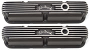 Edelbrock Valve Cover Classic Series Chrysler La 318-340-360 CI V8 Black Edelbrock Valve Covers