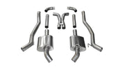 Corsa 2011-2013 Chevrolet Camaro SS 6.2L V8 Manual Xtreme 3in Cat-Back (No Tips Uses Factory Bezels) CORSA Performance Catback