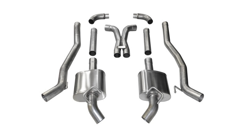 Corsa 2011-2013 Chevrolet Camaro SS 6.2L V8 Manual Xtreme 3in Cat-Back (No Tips Uses Factory Bezels) CORSA Performance Catback