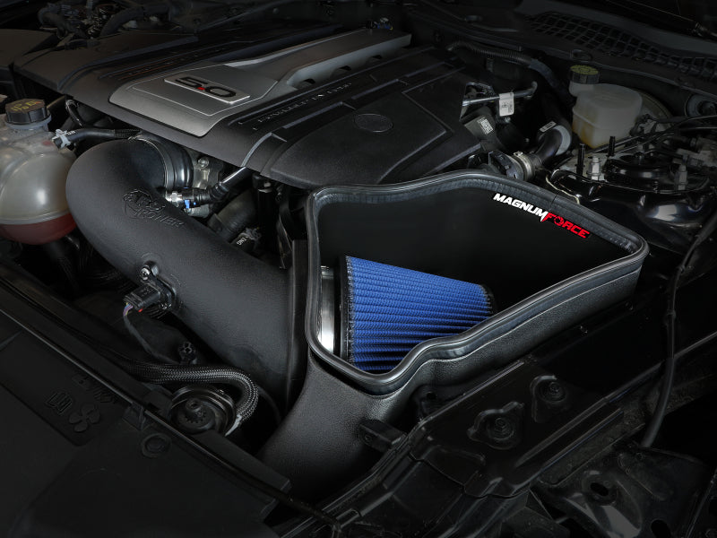 AFe Magnum FORCE Stage-2 Cold Air Intake System w/Pro Dry S Media 18-19 Ford Mustang aFe Cold Air Intakes