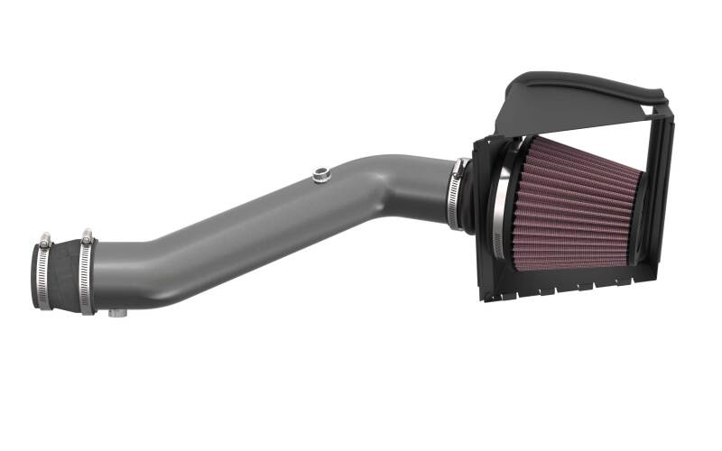 K&N 18-24 Ford F150 3.3L V6 Performance Air Intake System w/ Red Air Filter K&N Engineering Cold Air Intakes