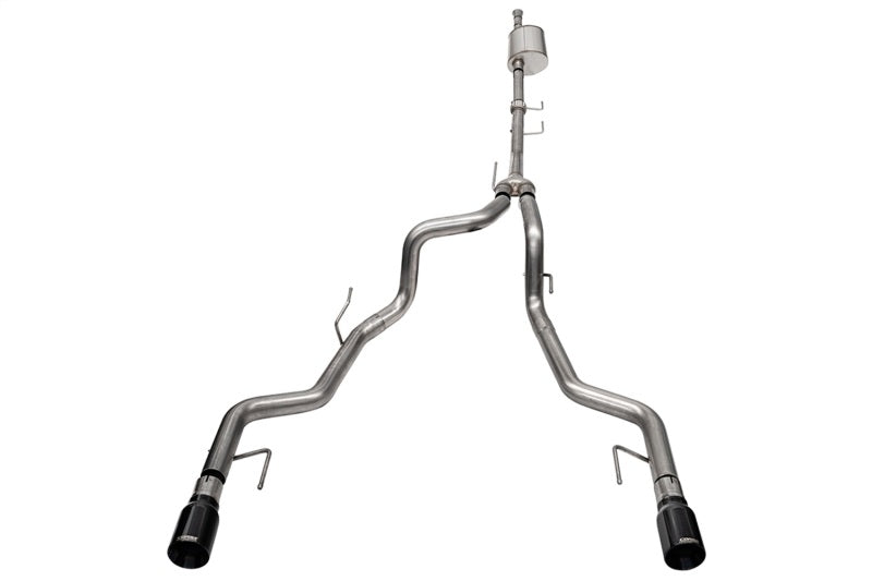 Corsa 2021-2025 Ford F-150 SuperCrew/5.5ft Bed 3.5L V6 Sport Cat-Back Dual Rear Exit-Black PVD CORSA Performance Catback