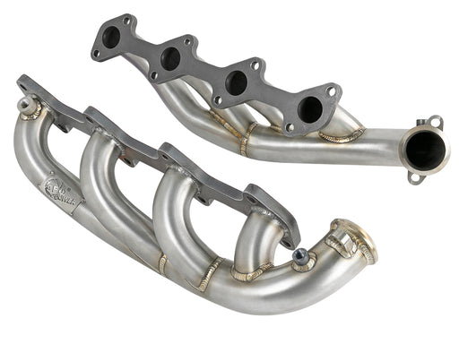 aFe Twisted Steel 1.75-2in 304 SS Headers 03-07 Ford Diesel Trucks V8-6.0L (td) aFe Headers & Manifolds