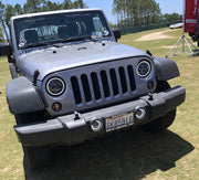 Oracle 7in High Powered LED Headlights - Black Bezel - White ORACLE Lighting Headlights