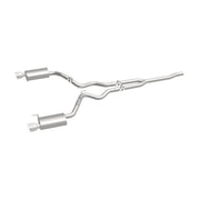 MagnaFlow Cat Back, SS, 2.5in, Street, Dual Split Polished 4.5in Tips 2015 Ford Mustang Ecoboost Magnaflow Catback