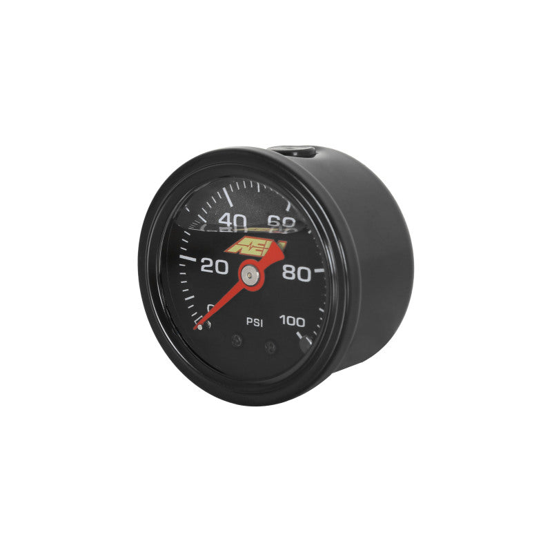 AEM 0-100 PSI Liquid Filled Mechanical Pressure Gauge - 1/8 NPT AEM Gauges