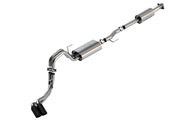 Borla F-150 2021 5.0L 4dr CC SB EC STB Lariat/KR/Pltnm/LTD 3/2.25 DSE Cat-Back Touring BLK CHR Tips Borla Catback
