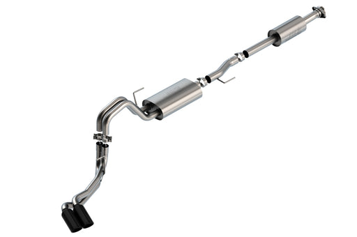 Borla F-150 2021 5.0L 4dr CC SB EC STB Lariat/KR/Pltnm/LTD 3/2.25 DSE Cat-Back Touring BLK CHR Tips Borla Catback