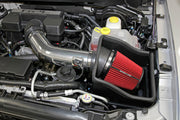 Spectre 11-14 Ford F150 SVT Raptor V8-6.2L F/I Air Intake Kit - Polished w/Red Filter Spectre Cold Air Intakes