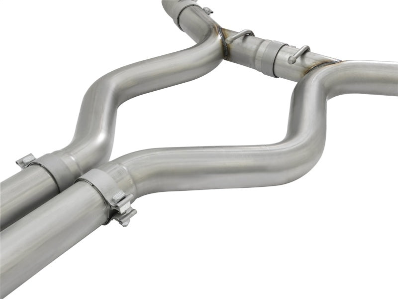 aFe MACHForce XP 3in 304 SS Loud Tone Cat-Back w/ Black Tips 15-17 Ford Mustang V6-3.7L/V8-5.0L aFe Catback