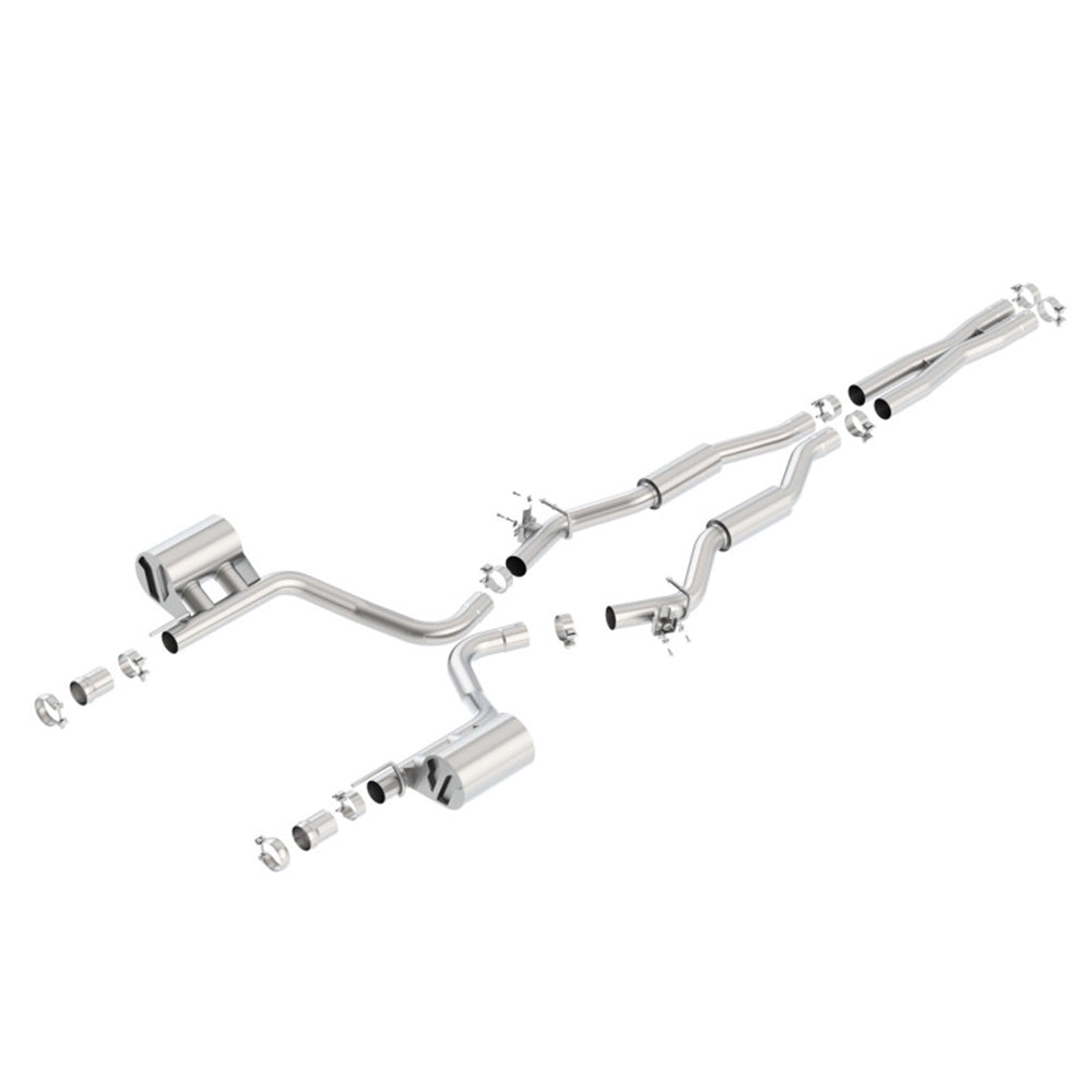 Borla 15-16 Dodge Challenger SRT 392 S-Type Catback Exhaust Single Split Rear Exit (No Tip) 140677