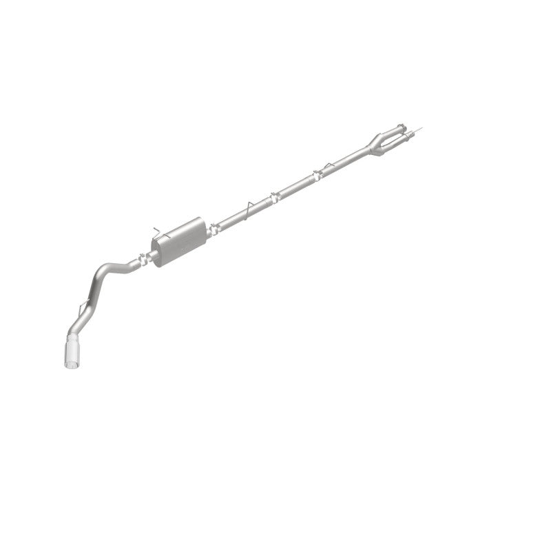 MagnaFlow Sys C/B 11-15 Ford Super Duty F250 6.2L EC CC, SS 3.5in Single Rear Pass Side Ext 5in Tip Magnaflow Catback
