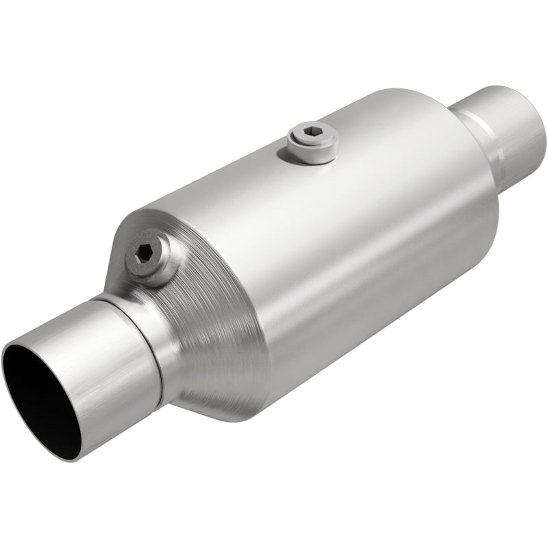 MagnaFlow 2.25 w/dual O2 5in. Spun Universal Converter Magnaflow Catalytic Converter Universal