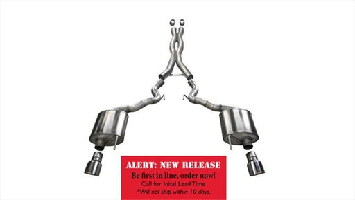 Corsa 2015-2017 Ford Mustang GT Convertible 5.0L V8 Polished Xtreme Dual Rear Exit Exhaust CORSA Performance Catback
