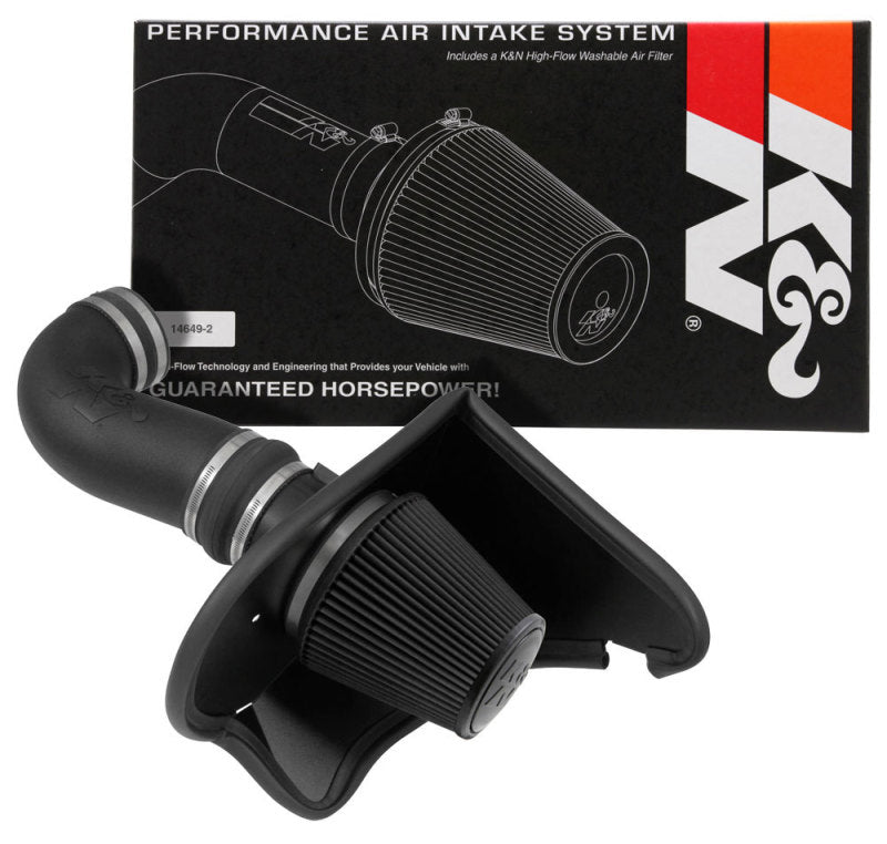 K&N 16-23 Chevrolet Camaro SS 6.2L V8 F/I DRYFLOW Performance Air Intake System K&N Engineering Cold Air Intakes