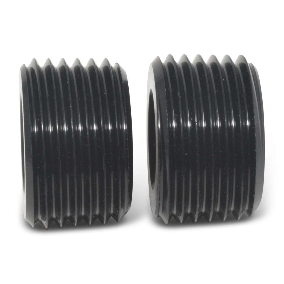 3/8" Aluminum Allen Socket Plugs Adapter Fitting With Black Finish