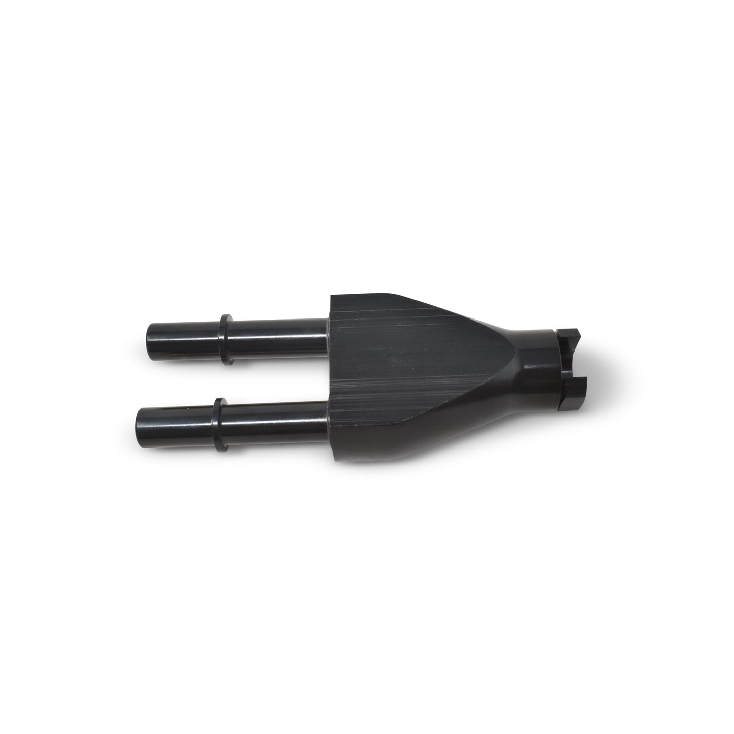 3/8" EFI SAE Q.D. Female To 3/8" EFI SAE Q.D. Male Dual Y Block w/ Black Finish RUSSELL Autoparts