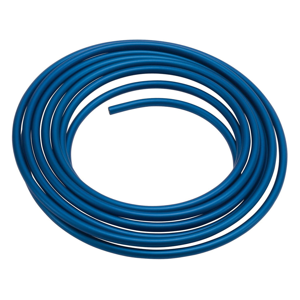 3/8" Tube Size Aluminum Fuel Lines With Blue Finish