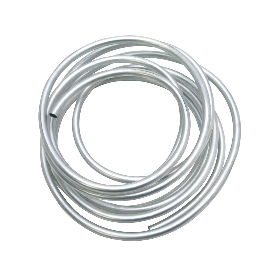 3/8" Tube Size Aluminum Fuel Lines With Natural Finish