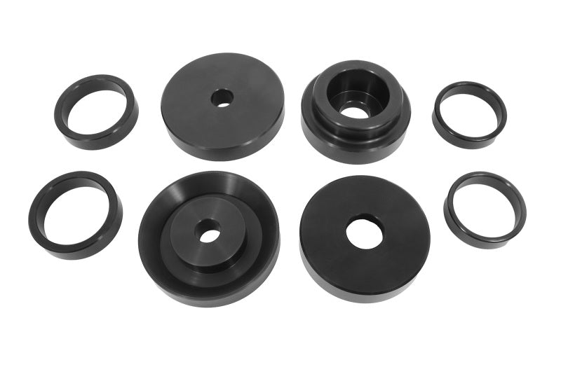 BMR 2008-2018 Challenger Rear Cradle Lockout Bushing Kit - Black Anodized BMR Suspension Chassis Bracing