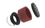 K&N Universal Clamp-On Air Filter 2.25in Flange ID 3.5in OD 2in Height K&N Engineering Air Filters - Universal Fit