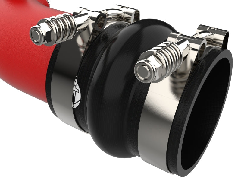 aFe 23-25 Ford F250/F350 Super Duty V8-6.7L BladeRunner Aluminum Hot & Cold Charge Pipe Kit - Red aFe Intercoolers
