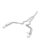 MagnaFlow Cat-Back 15-16 Ford Mustang 2.3L L4 Competition SS 3in Dual Split Rear 4.5in Black Tips Magnaflow Catback