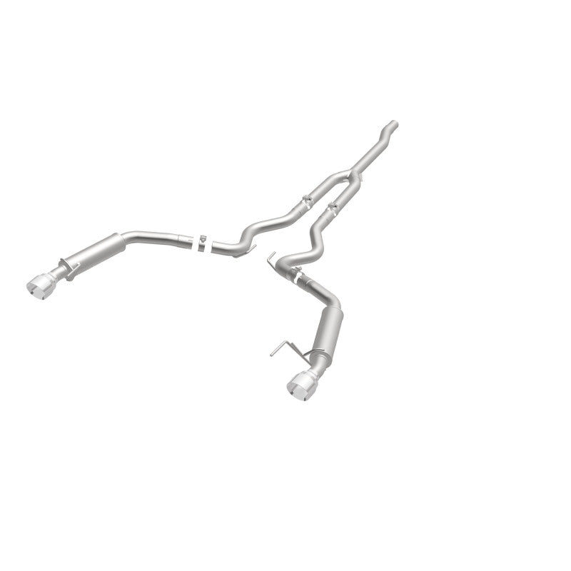 MagnaFlow Cat-Back 15-16 Ford Mustang 2.3L L4 Competition SS 3in Dual Split Rear 4.5in Black Tips Magnaflow Catback