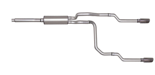 Gibson 87-92 Ford F-150 Custom 4.9L 2.5in Cat-Back Dual Split Exhaust - Stainless Gibson EXHAUST-Catback