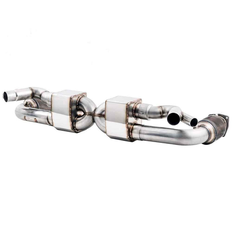 AWE Tuning Porsche 991.1 Turbo Exhaust - Performance Exhaust with High-Flow Cats for OE Tips 3015-41000 My Store