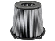 aFe Quantum Pro DRY S Air Filter Inverted Top - 5in Flange x 8in Height - Dry PDS aFe Cold Air Intakes