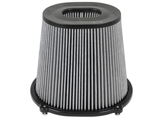 aFe Quantum Pro DRY S Air Filter Inverted Top - 5in Flange x 8in Height - Dry PDS aFe Cold Air Intakes