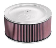 K&N Custom Round Filter 5-1/8in FLG / 11in Dia / 6-1/4in H K&N Engineering Carburetor Air Cleaners