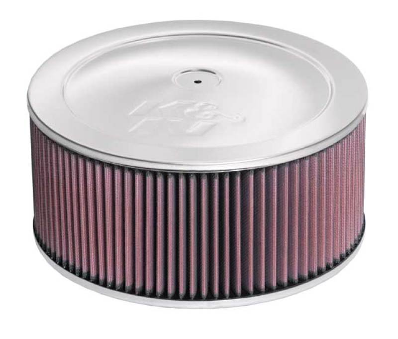 K&N Custom Round Filter 5-1/8in FLG / 11in Dia / 6-1/4in H K&N Engineering Carburetor Air Cleaners
