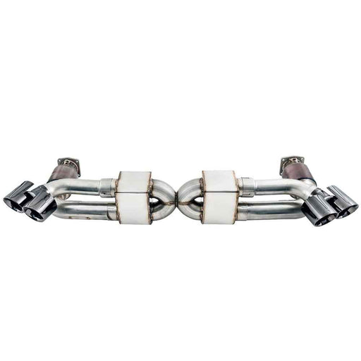 AWE Tuning Porsche 991.1 Turbo Performance Exhaust and High-Flow Cats - Black Quad Tips 3015-43044 My Store