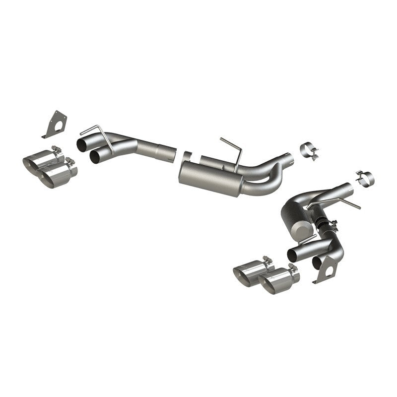 MBRP 16-19 Chevrolet Camaro V6 2.5in T304 NPP Dual Axle Back Exhaust w/ 4in Quad Dual Wall Tips MBRP Axle Back