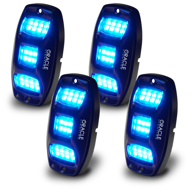 Oracle Underbody RGB+W Wheel Well Rock Light Kit - 4 PCS - ColorSHIFT ORACLE Lighting Light Bars & Cubes