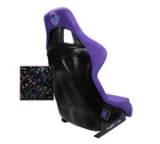 NRG FRP Bucket Seat PRISMA Edition W/ pearlized Back Purple Alcantara - Large NRG Race Seats