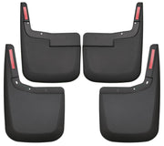 Husky Liners 2015-2017 Ford F-150 w/o Fender Flares Front and Rear Mud Guards - Black Husky Liners Mud Flaps