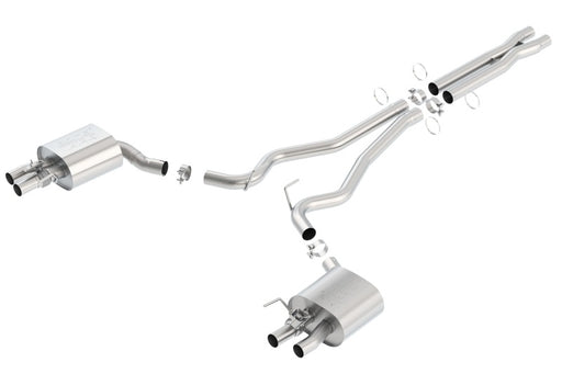 Borla 15-16 Ford Mustang Shelby GT350 5.2L ATAK Cat Back Exhaust (Uses Factory Valence) Borla Catback