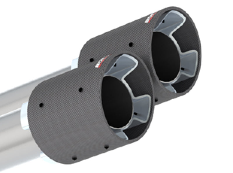Borla 2020 Ford GT500 5.2L AT 3in ATAK CatBack Exhaust w/ Carbon Fiber Tips Borla Catback