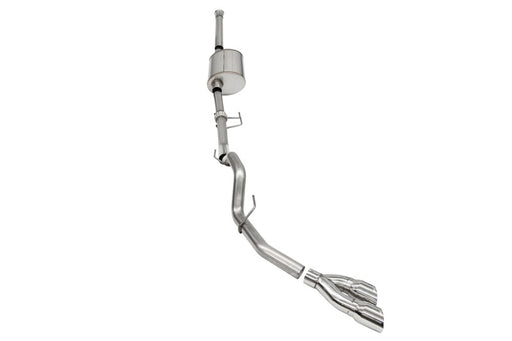 Corsa 2021-2025 Ford F-150 SuperCrew/6.5in Bed 3.5L V6 Sport Cat-Back Single Side Exit-Polished CORSA Performance Catback