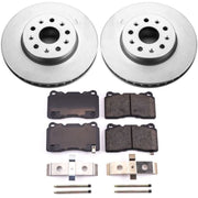 Power Stop 14-18 Cadillac CTS Front Z17 Evolution Geomet Coated Brake Kit PowerStop Brake Kits - Performance Blank