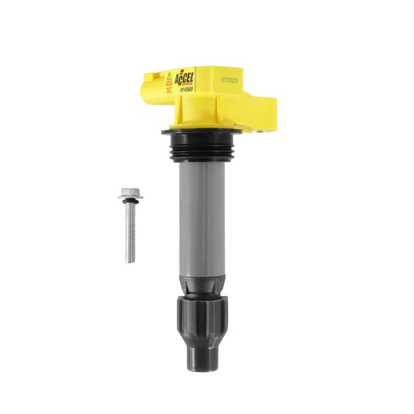 Ignition Coil Super Coil- GM/SAAB/Suzuki- V6 engines- Individual- Yellow 140569 ACCEL Autoparts