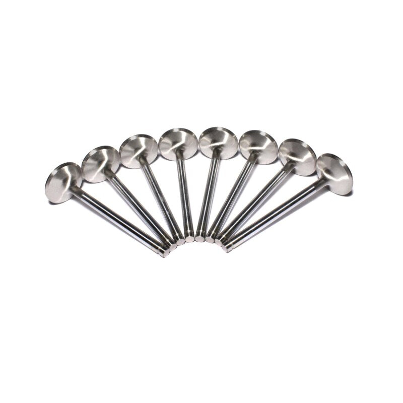 Comp Cams Valve Set, Exhaust 8Mm 1.550In Head Stainless 4.920In Oal COMP Cams Engine Hardware