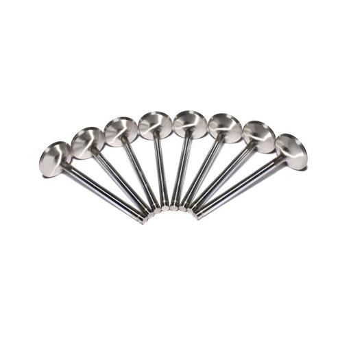 Comp Cams Valve Set, Exhaust 8Mm 1.550In Head Stainless 4.920In Oal COMP Cams Engine Hardware